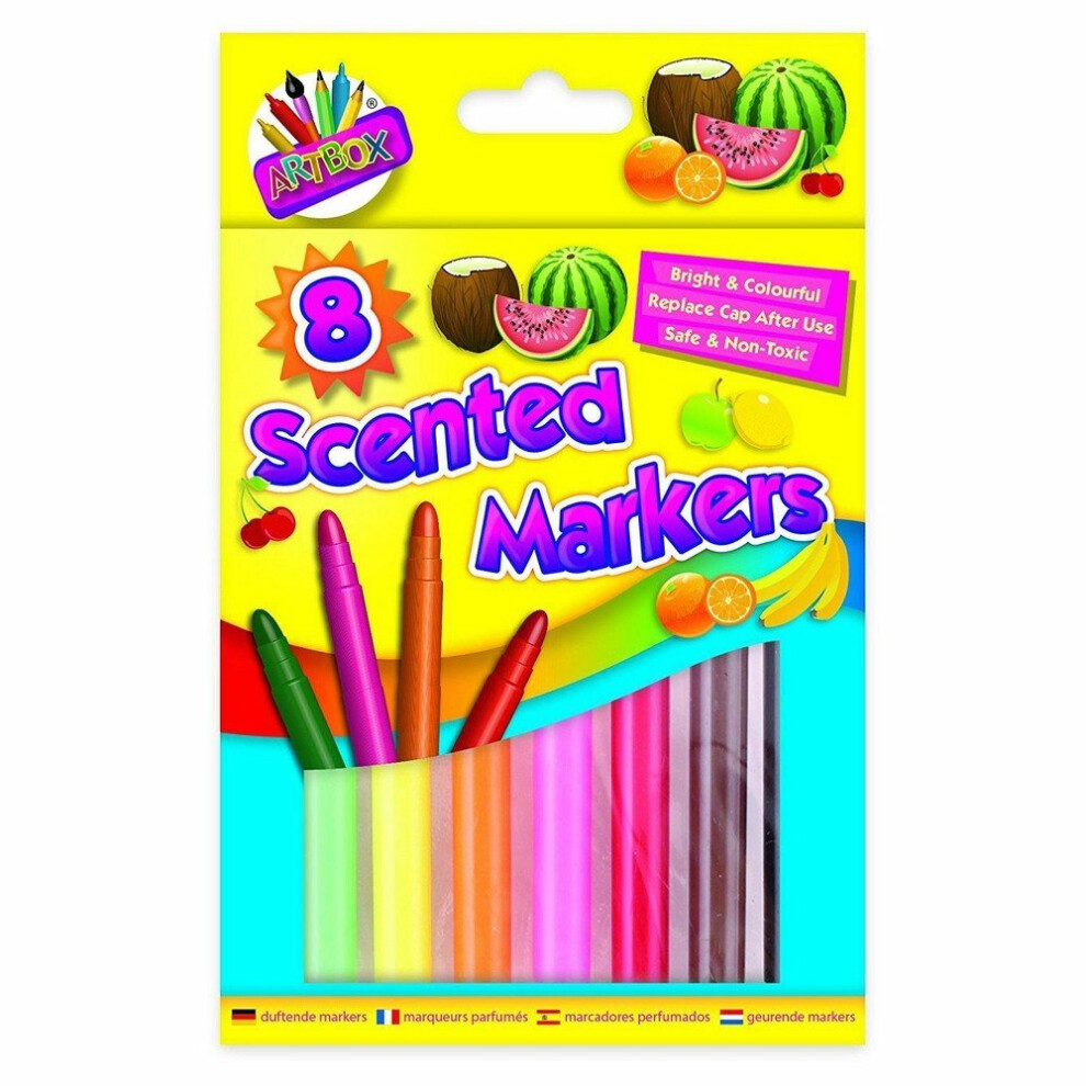 ArtBox Scented Thick Jumbo Markers (Pack Of 8)