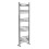 PlumbGalaxy Essentials 1200 x 400mm Curved Chrome Heated Towel Rail 5
