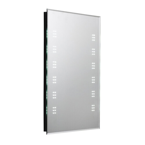 PlumbGalaxy Bally 700 x 500mm Illuminated LED Mirror with Demister 2