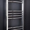 PlumbGalaxy Essentials 1150 x 600mm Curved Chrome Heated Towel Rail 3