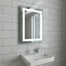 Blanc 700 x 500mm Illuminated LED Mirror with Demister