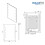 PlumbGalaxy Bally 800 x 600mm Illuminated LED Mirror with Demister 5