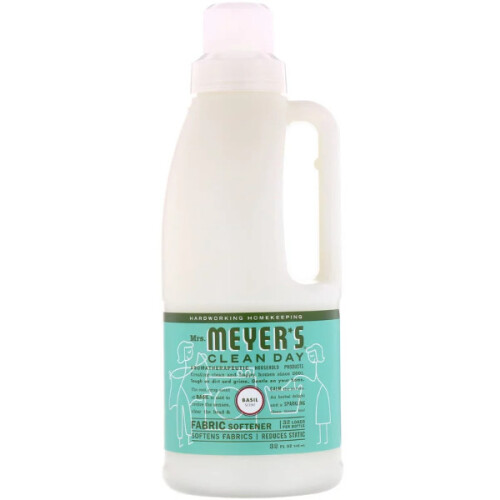 Mrs. Meyers Clean Day, Fabric Σοφτιέρ, Basil, 32 fl oz (946 ml)