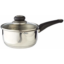 Morphy Richards 970112 Equip Pouring Saucepan with Glass Lid, S/Steel