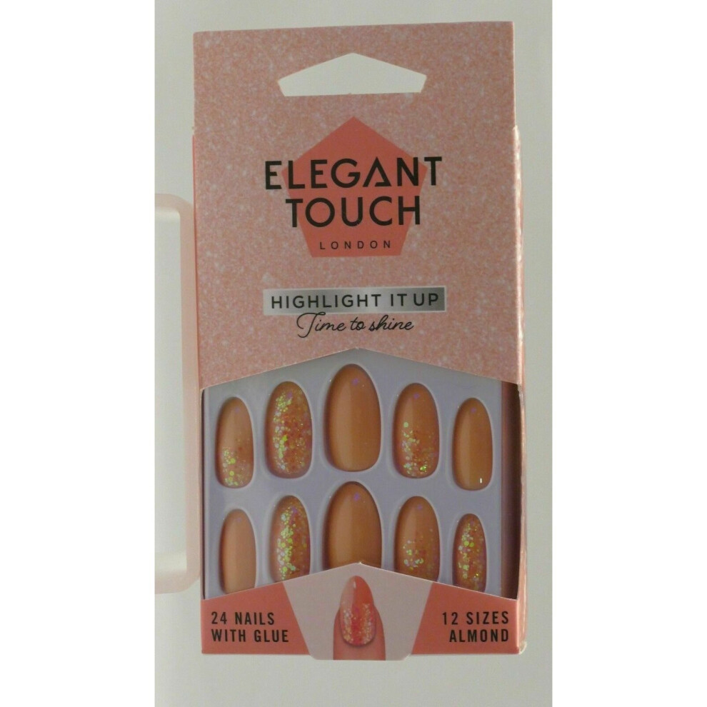 NEW ELEGANT TOUCH HIGHLIGHT IT UP TIME TO SHINE ALMOND