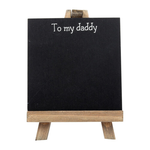 WIDDOP and Co. To My Daddy Personalisable Chalkboard Easel with Chalk