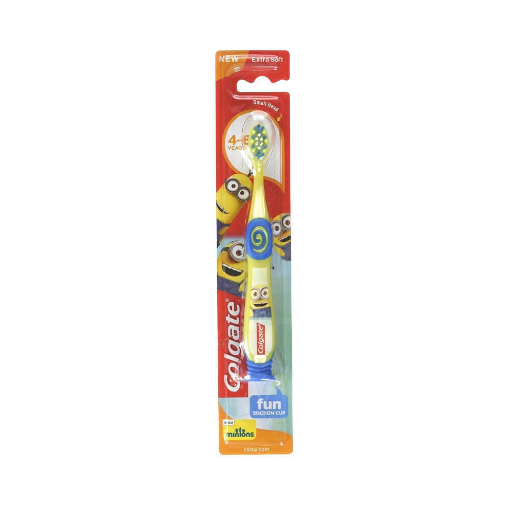 COLGATE MINIONS (4-6 years) EXTRA SOFT TOOTHBRUSH, YELLOW