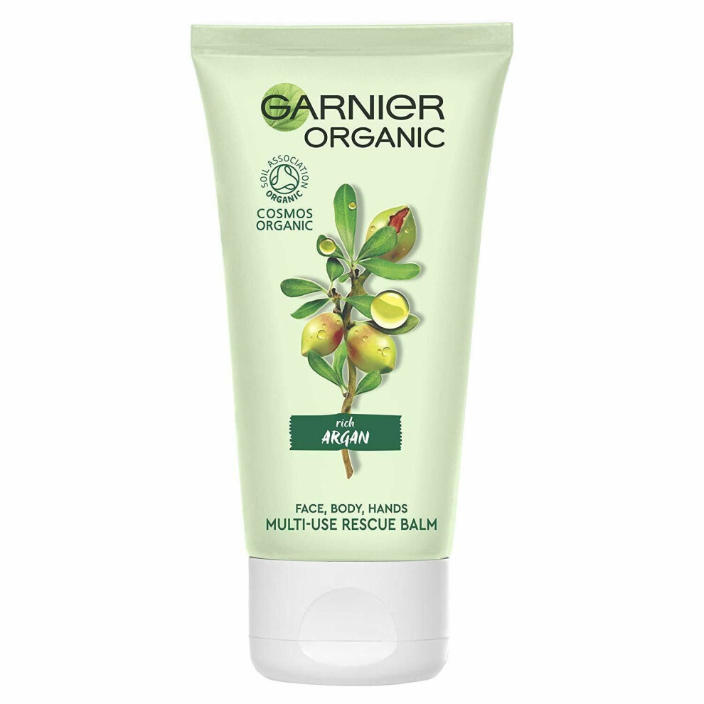 Garnier Organic Argan Multi Use Rescue Balm, 50Ml