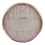 Hometime Round Plastic Wall Clock Rose Gold Raised Numbers 30cm 1