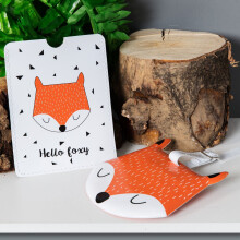 Animal Friends Passport Holder and Luggage Tag Set - Fox