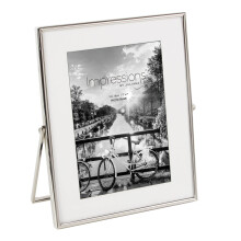 IMPRESSIONS SILVER PLATED FRAME - 5X7" - FS100357