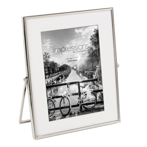 IMPRESSIONS SILVER PLATED FRAME - 5X7" - FS100357