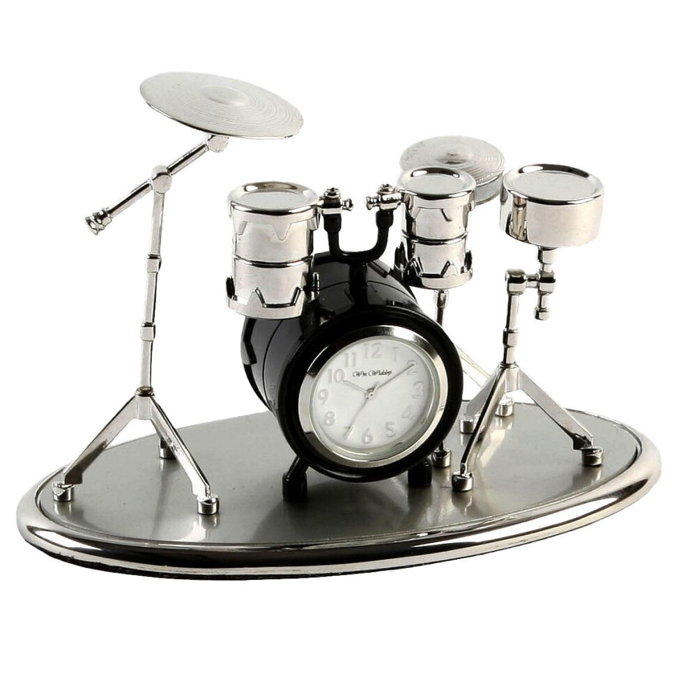 Wm Widdop Miniature Clock - Drum Set