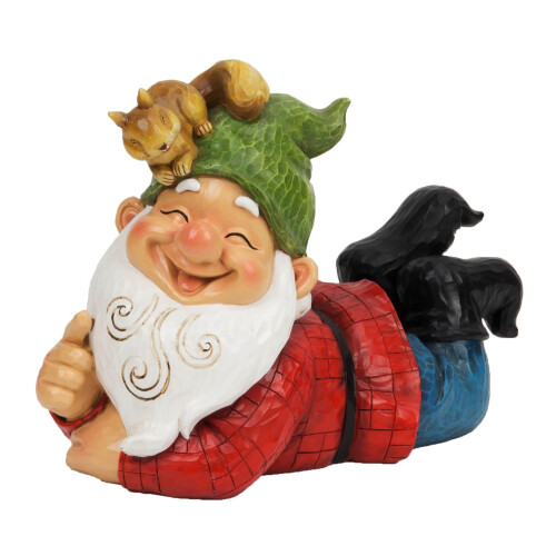 WIDDOP and Co. 'Country Living' Garden Gnome with Squirrel