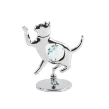 Crystocraft Cat Ornament - Crystals From Swarovski?