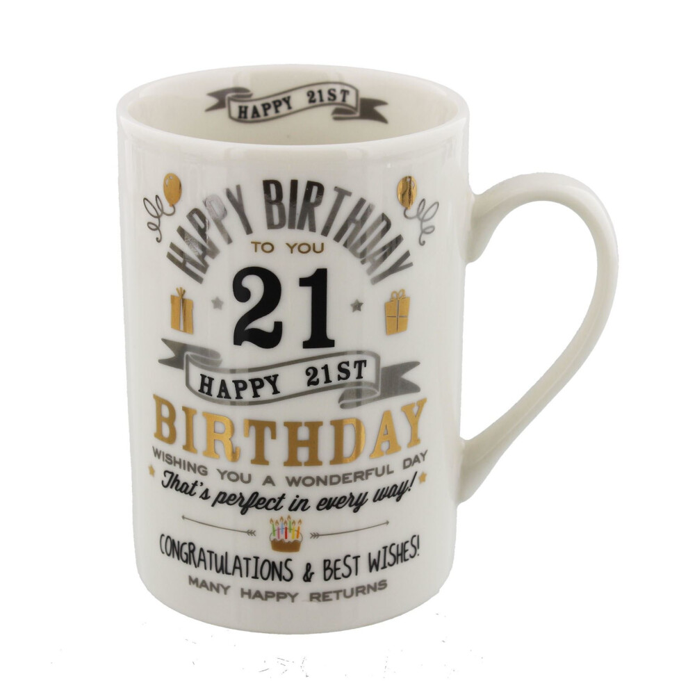 Widdop And Co. Mother's Day Gift Signography Birthday & Design - 21 - Cm24521 Silver/Gold