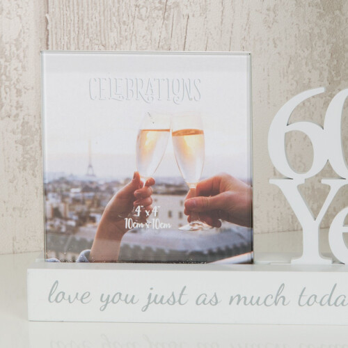 WIDDOP and Co. 4' x 4' - Celebrations Cut Out Photo Frame - 60 Years 1