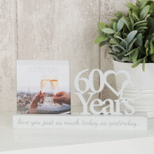 4' x 4' - Celebrations Cut Out Photo Frame - 60 Years
