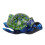 WIDDOP and Co. Objets d'Art Glass Figurine - Blue & Green Turtle 2