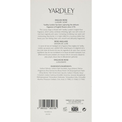 Yardley Yardley English Rose 3X Soaps 2