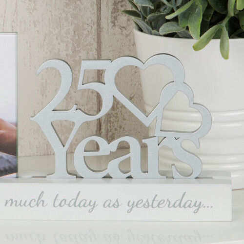 WIDDOP and Co. 4' x 4' - Celebrations Cut Out Photo Frame - 25 Years 1