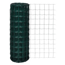 vidaXL Eurozaun Stahl 25 x 1,7 m Grün