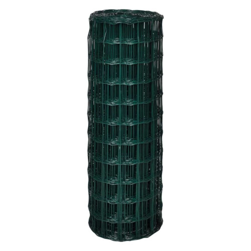 VidaXL vidaXL Eurozaun Stahl 25 x 1,7 m Grün 2