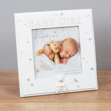 4' x 4' - Bambino Resin Baby Girl Photo Frame