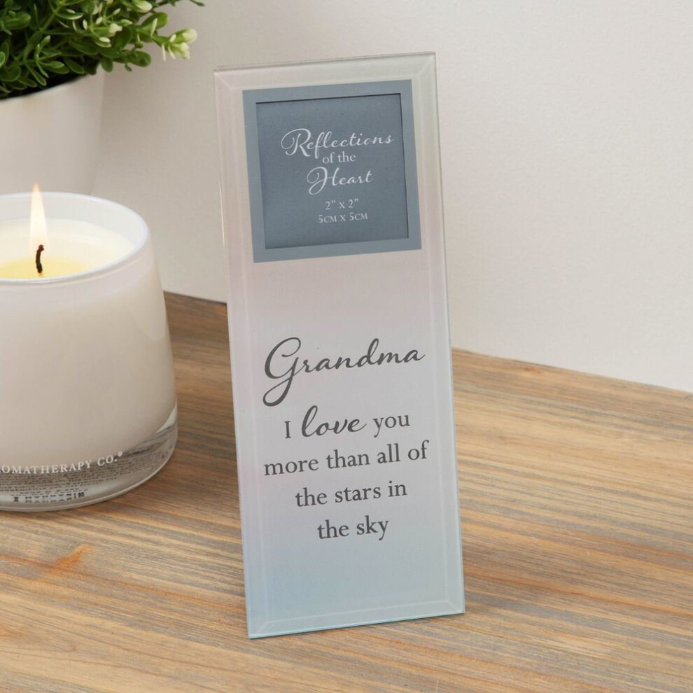 2" x 2" - Reflections Of The Heart Photo Frame - Grandma