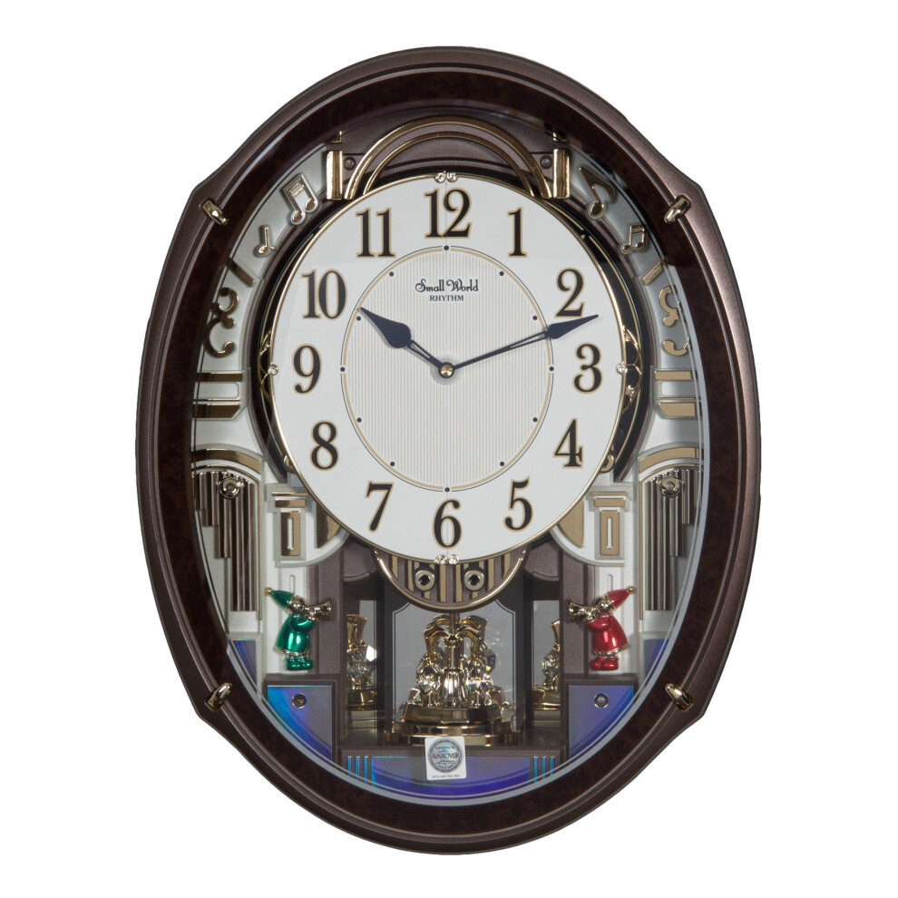 Rhythm Magic Motion Wall Clock Plastic Frame/Pend/Auto - 4MH423WR23