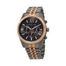 Michael Kors MK8561 Lexington Chronograph Black Dial Two Tone Men's Watch