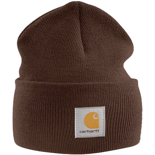 Carhartt Carhartt Herren Strickmütze, Helles Orange/Grau, Einheitsgröße 2