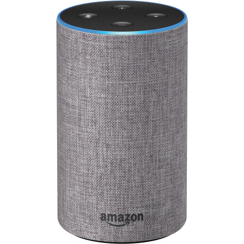 Refurbished Amazon Amazon Echo (2nd Generation, Heather Gray Fabric) 1