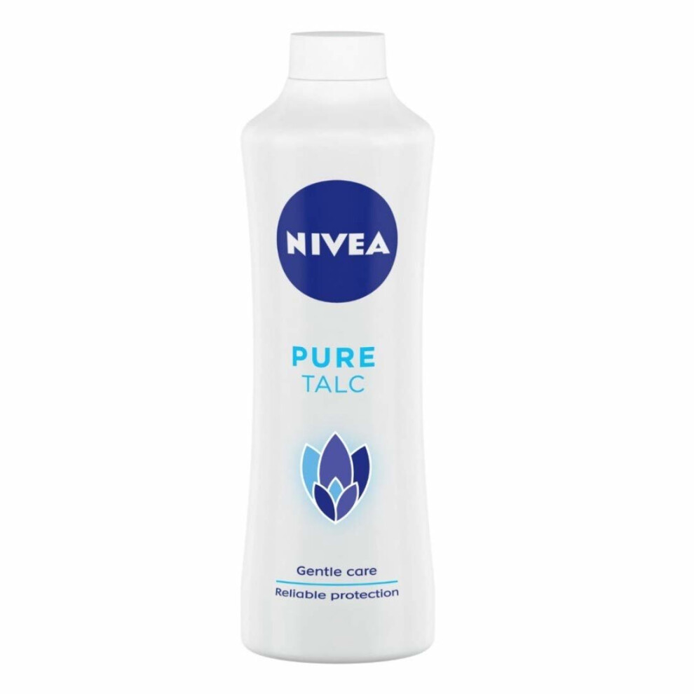 NIVEA Talc, Pure Talcum Powder, 400g