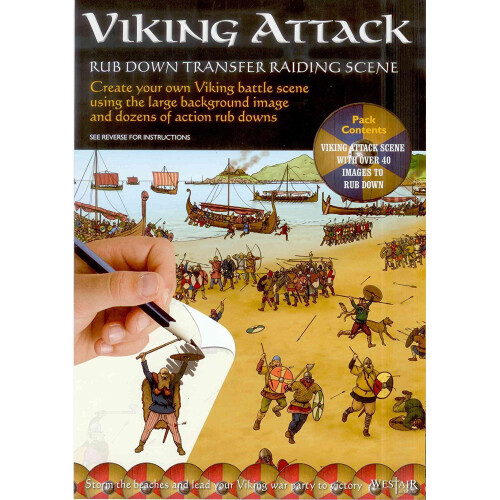 Viking Attack - Rub Down Transfers Raiding Scene