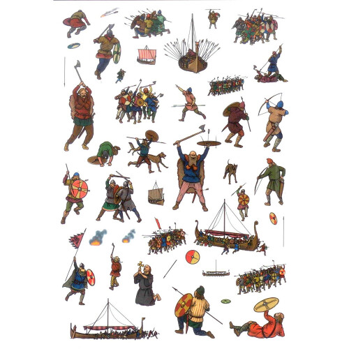 Viking Attack - Rub Down Transfers Raiding Scene 2
