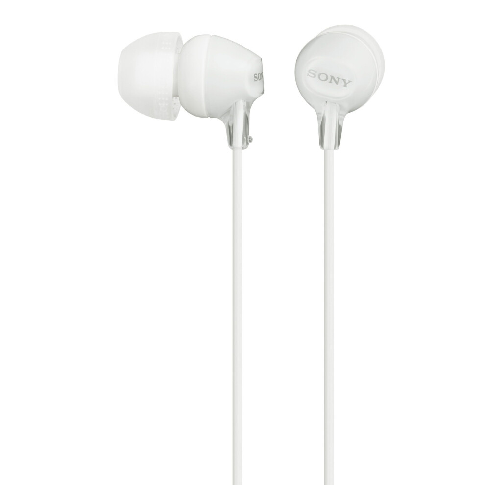 Sony Mdr-Ex15lp In-Ear Lightweight Headphones White 4905524937213