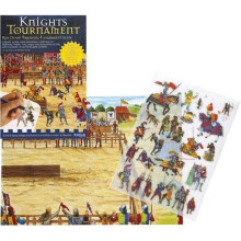 Knights' Tournament - Medieval Rub Down Transfers Scene