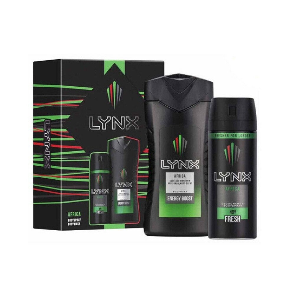 Lynx Africa Duo Body Wash Gift Set