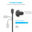 (Black, 2 Metre) Charging Cable for PlayStation 4 Controller, Xbox One, PS4 Fast Charging Long Lead USB 20