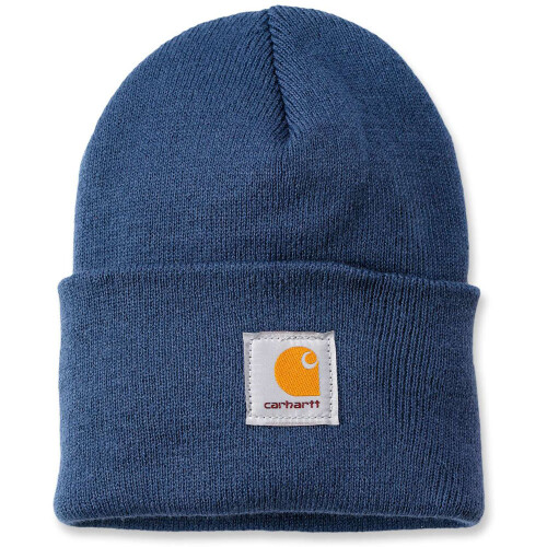Carhartt Carhartt Herrars Stickad Mössa, Mörkblå, En Storlek