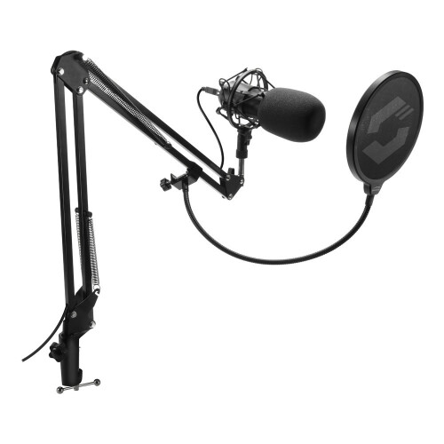 Kit Streaming - Speedlink - Volity Ready - Microfoon Cardioïde - Anti-Pop Filter - USB-A 2