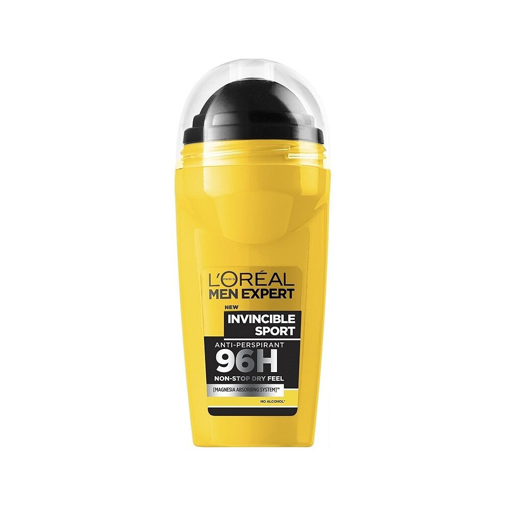 New L’oréal Paris Men's L'oreal Expert Invincible Sport Anti Perspirant 96H Roll On 50Ml