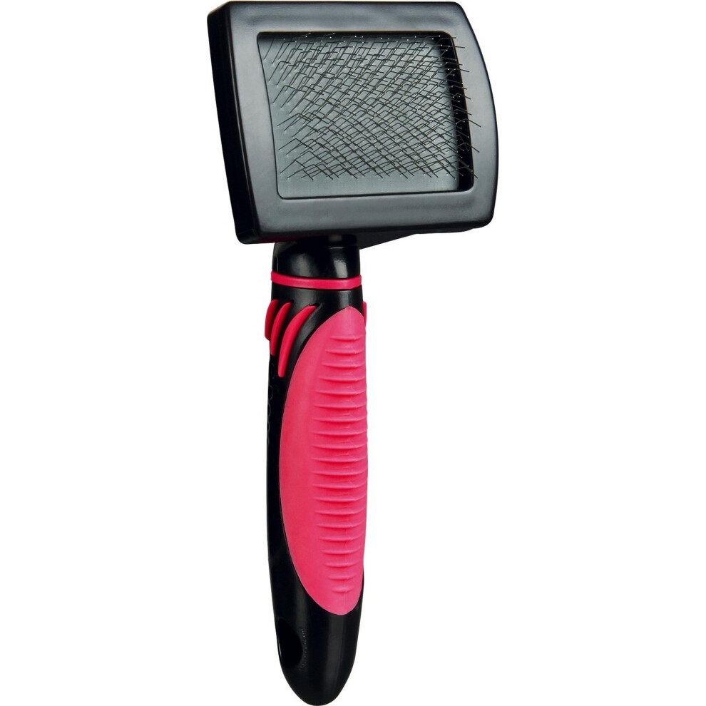 Trixie Plastic Soft Brush With Wire Bristles For Cats