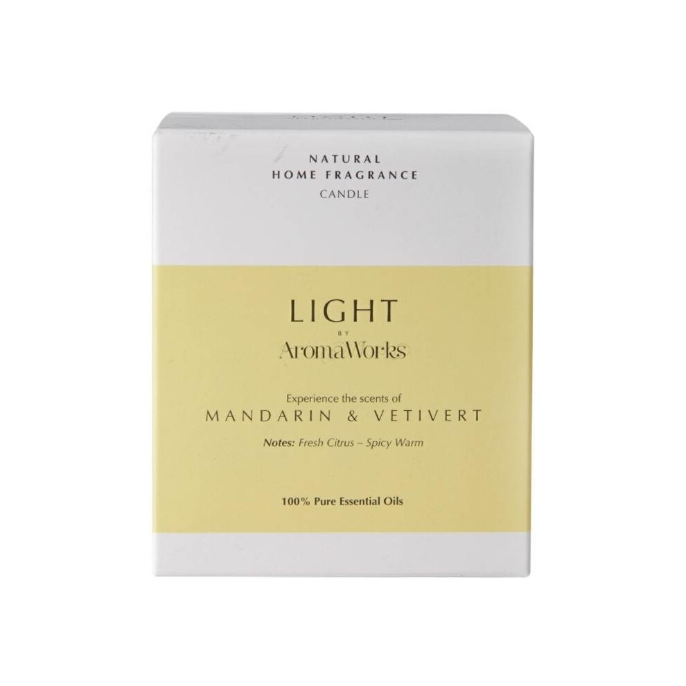 AromaWorks Mandarin & Vetivert Candle