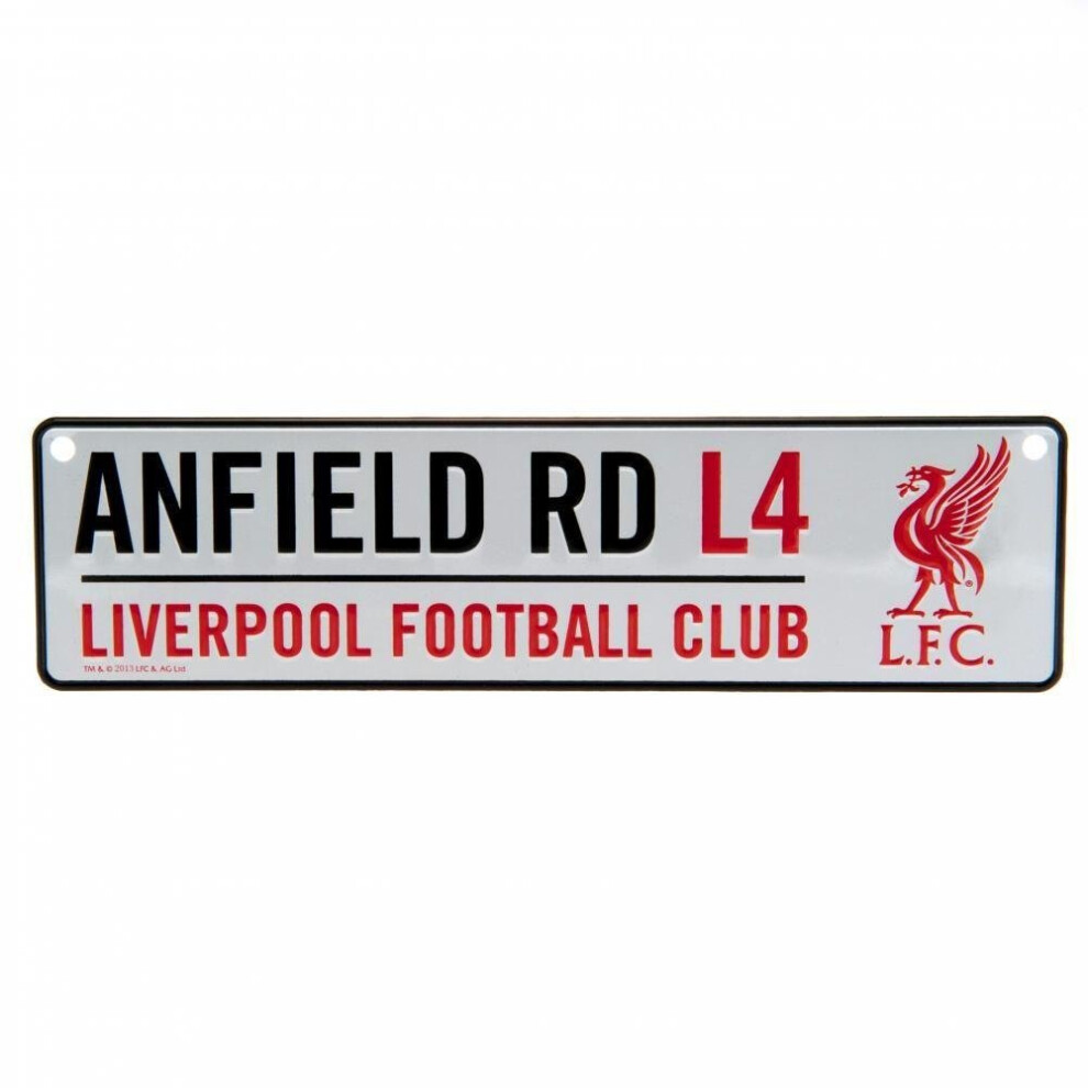 Liverpool Fc Official Window Street Sign