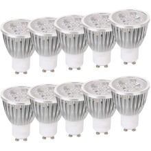 10X LED Spotlights GU10 Cool White 6000K Light Bulb 6W 600lm Lamp