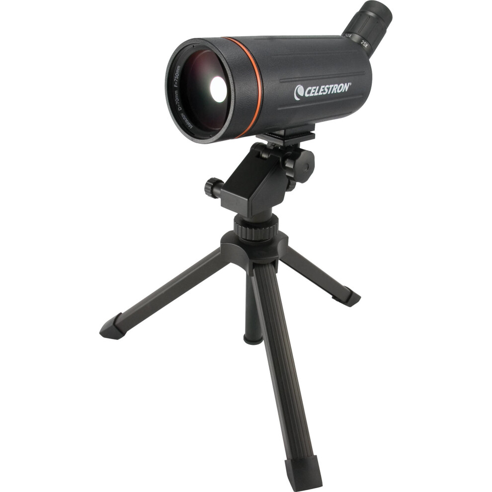 Celestron C70 Mini Mak 2.7"/70mm Maksutov-Cassegrain Spotting Scope Kit (Angled Viewing)