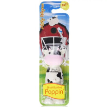 Brush Buddies Poppin' Milky Wayne Cow Toothbrush - Soft Bristles, BPA-Free, Non-Toxic; Fun Pop-Up Brush for Kids