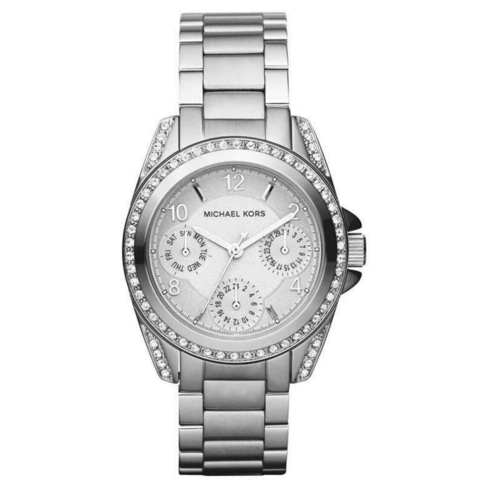 Michael Kors Blair Ladies' Watch Mk5612| Tone Calander Dial|Bracelet Band Silver